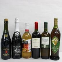 【6本セット】ワイン各種（チョーヤ 紅氷熟 梅ワイン ヌーボー 2015 6％ 720ml 等）G23L270052_画像1