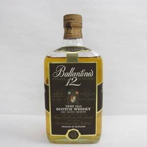 Ballantines（バランタイン）12年 ベリーオールド 赤青紋章 43％ 760ml X23L280209