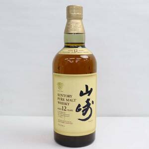 1円～SUNTORY（サントリー）山崎 12年 ピュアモルト 旧 43% 750ml O23L280307