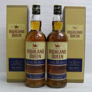 【2本セット】HIGHLAND QUEEN（ハイランドクイーン）12年 40% 700ml S24A090001