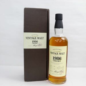 SUNTORY（サントリー）山崎蒸溜所 ヴィンテージモルト 時の贈りもの 1986-2004 56％ 700ml T22J030109