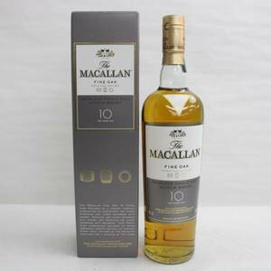 1円~MACALLAN（マッカラン）10年 ファインオーク 40％ 700ml X24A190081