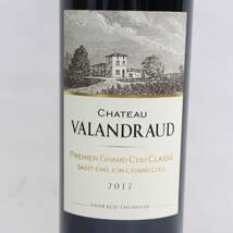 CHATEAU VALANDRAUD（シャトーヴァランドロー）プルミエ グランクリュ クラッセ 2017 15％ 750ml X24A220218_画像2