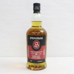 SpringBank（スプリング バンク）12年 カスクストレングス 55.9％ 700ml ※ラベルキズ X24A190049