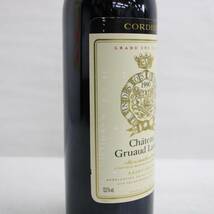 CHATEAU GRUAUD LAROSE（シャトー グリュオ ラローズ）1990 12.5％ 750ml X24A230136_画像6