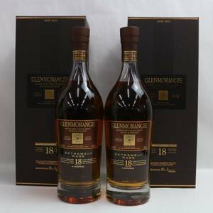 【2本セット】GLENMORANGIE（グレンモーレンジィ）18年 エクストリーム レア 43% 700ml T24A230102