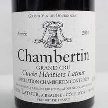 LOUIS LATOUR（ルイ ラトゥール）シャンベルタン グランクリュ キュヴェ エリティエ ラトゥール 2010 14％ 750ml G23L250007_画像2