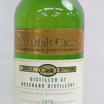 THE OLD MALT CASK （オールド モルト カスク）ローズバンク 22年 1978-2001 50% 700ml R24A220002_画像2