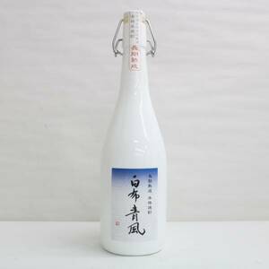 白布青風 長期熟成 25度 720ml 白瓶（重量 1251g）※裏ラベルなし T24A220002