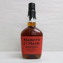 Maker’s Mark（メーカーズマーク）ブラックトップ レッドラベル ルイビル大学創立 200周年記念 1798-1998 45％ 1000ml T24A220041_画像1