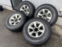 ★富山発　ランドクルーザー　プラド着用　16インチ　アルミホイール　DUNLOP　ダンロップ　GRANDTREK　SJ5　265/70R16　直接引取可　売切_画像3