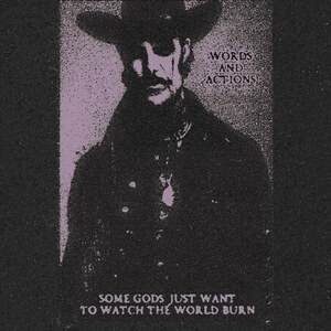 Words and Actions - Some gods just want to watch the world burn LP (First press 100) Detriti Records Cold Dark Wave/Goth Post Punk