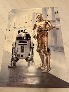 送料込み STAR WARS poster R2-D2 C-3PO スター・ウォーズ ポスター 映画 SF movie