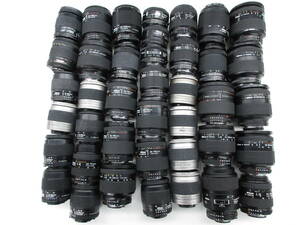 (4321U)ジャンク Nikon AFNIKKOR 28-80mm 3.5-5.6D 35mm 2D 80-200mm 4.5-5.6D 等 ニコン まとめてセット 40本 動作未確認 同梱不可