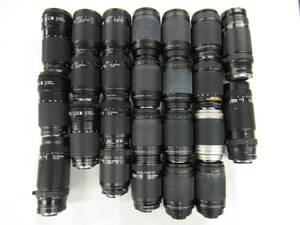 (4366K)ジャンク Nikon ニコンAF NIKKOR 70-210mm4-5.6 70-300mm4-5.6G 75-300mm4.5-5.6等まとめて大量セット24点 動作未確認 同梱不可