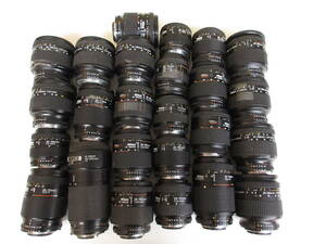 (4409N)ジャンク Nikon 24-50mm 3.3-4.5 D 28-105mm 3.5-4.5 D 35-70mm 2.8 D 70-210mm 4等ニコンまとめてセット 25本 動作未確認 同梱不可