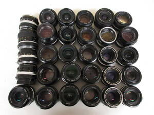 (4428N)ジャンク Nikon NIKKOR 24mm 2.8 NIKKOR 50mm 1.4 LW-NIKKOR 28mm 2.8等ニコン まとめてセット 30本 動作未確認 同梱不可