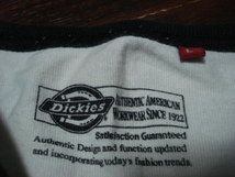 Dickiesデカロゴラグラン長袖Tシャツ/メンズ/L/白黒/ディッキーズ/ロンT_画像2