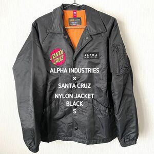 【ALPHA INDUSTRIES×SANTA CRUZ】アルファ インダストリーズ×サンタクルーズ ナイロンジャケット S