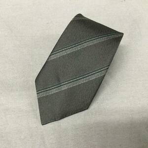 060109 253182-16　CRAVAT　クラバット　ネクタイ　ストライプ柄　グレー系カラー　服飾小物　スーツ　