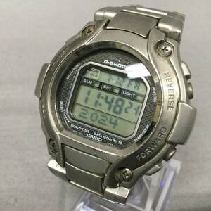 060118 253838 CASIO カシオ G-SHOCK ジーショック MRG-220T デジタル クォーツ メンズ 腕時計 フルメタチタン 稼働品 