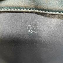 060123 256701 FENDI ROMA　フェンディ　ショルダーバッグ　ブルー系カラー　レザー　ファッション小物　服飾小物　ブランド　USED品_画像5