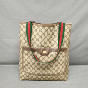 060123 255682 GUCCI グッチ ハンドバッグ トートバッグ バッグ 手持ちかばん かばん 39 02 003 GG柄 ゴールド系金具 ブラウン系カラー