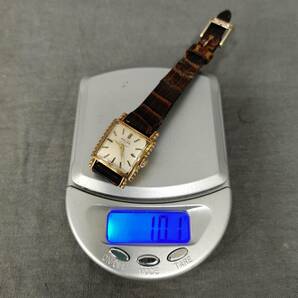 060129 28868 ENICAR エニカ ULTRASONIC SWISS GOLD ゴールド 18K 750 手巻き 腕時計 総重量10.1ｇ 稼働品 USED品の画像9