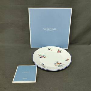 060130 255387 WEDGWOOD ウェッジウッド PLATE プレート 皿 食器 洋食器 TAFFETA FLOWERS タフェッタ フラワー 40000768 20cm/8in 箱付き