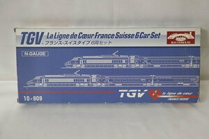 1円スタート 10-909 TGV フランス-スイスタイプ 6両セット 鉄道模型 Nゲージ KATO 現状品 破損あり