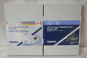 1円スタート 92717 92718 JR E26系 寝台特急カシオペア 基本セット 増結セット まとめ売り 鉄道模型 Nゲージ トミックス TOMIX 現状品