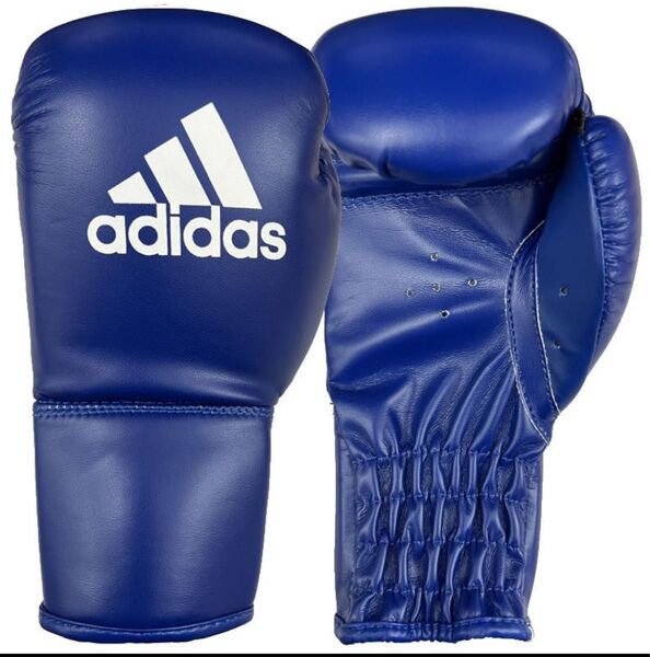 アディダス(adidas) キッズ用(子供用) ボクシンググローブ 青 新品