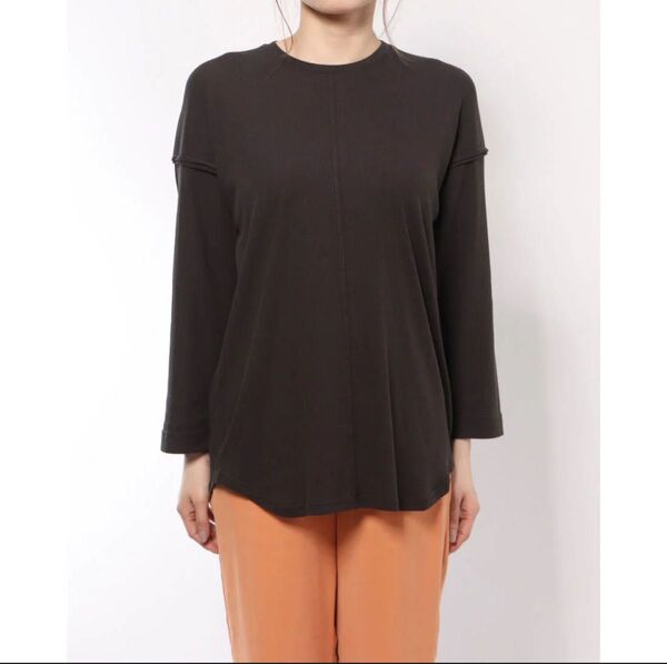 モノアース MONOEARTH 追撚フライス 七分袖 Tシャツ M 定価¥12100 新品