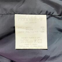 定価6万 nonnative ノンネティブ PORTER COAT W/N MELTON ウール メルトン ノーカラー バンドカラー ロング ポーター コート ジャケット 1_画像8