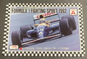 1992 Amada Formula 1 Fighting Spirit Riccardo Patrese 6 Williams F1 リカルド・パトレーゼ　ウィリアムズ　アマダ