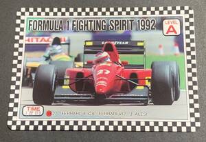 1992 Amada Formula Fighting Spirit Jean Alesi 39 Ferrari F1 ジャン・アレジ　フェラーリ　アマダ