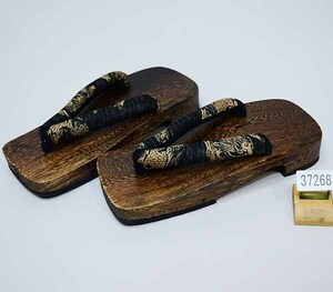  geta roasting . geta for man 26cm free size conform pair size 25.5cm~26.5cm nose .. dragon new goods ( stock ) cheap rice field shop NO37268