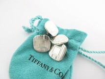 TIFFANY&Co. ティファニー STERLING スターリング シルバー ストライプ カフス_画像2