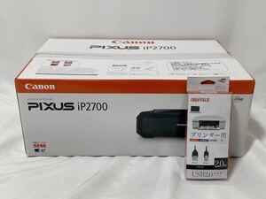 新品未開封 Canon インクジェットプリンター PIXUS iP2700 ピクサスプリンタ はがき 年賀状 A4 付属完備 