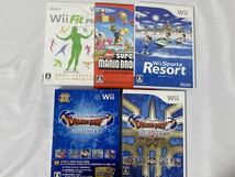 Nintendo Wii fit plus 本体 ヌンチャク リモコン ソフト 周辺機器 バランスWiiボード センサーバー ドラクエ マリオ Wii sport resort _画像7