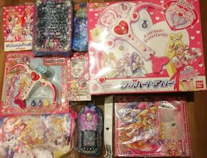 ドキドキ!プリキュア バンダイ玩具まとめ売りセット ラブハートアロー マジカルラブリーパッド ラブリーコミューンなど 新品未使用品