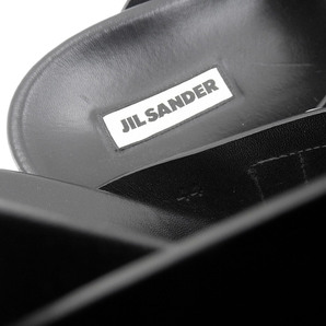 新品同様 Jil Sander ジルサンダー ピンバックル スライドサンダル シューズ メンズ ブラック 44 J33WP0006の画像7