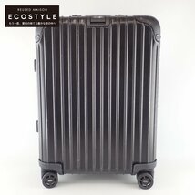 1円 RIMOWA リモワ 923.53.01.4 トパーズ ステルス 34L 4輪 キャリーケース スーツケース キャリーバッグ ブラック_画像1