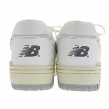 新品同様 New Balance ニューバランス ローカット スニーカー シューズ メンズ ホワイト 27.5cm BB550PWG_画像4