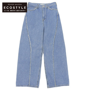 JieDa ジエダ EX LOOSE FIT JEANS ワイド デニムパンツ ボトムス メンズ ブルー 2 JIE-ST15