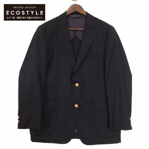 Brooks Brothers ブルックスブラザーズ 19-12-5131 リージェントフィット 金釦 紺ブレザー ブラック 39SHT ジャケット ウール メンズ 中古