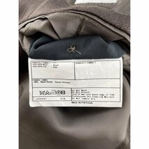 1円 ARMANI COLLEZIONI アルマーニコレッツォーニ ブラウン 1B60C0 ウールシルク グレンチェック 2B ジャケット ジャケット 46／R M メンズ_画像6