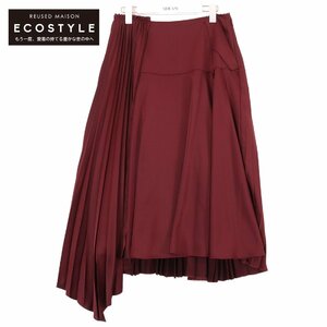 ADEAM アディアム Philosopher Skirt ボルドー 2 スカート ポリエステル レディース 中古