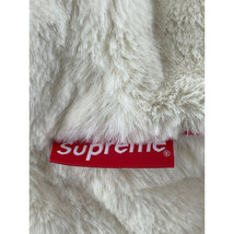 Supreme シュプリーム 22AW アーチロゴ ブラック フェイクファーパーカ ブラック S ジャケット コットン メンズ 中古_画像5