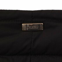 HERNO ヘルノ PC0050D-19288-9300 ブラック ノーカラーダウンジャケット ブラック 40 ジャケット ナイロン レディース 中古_画像6